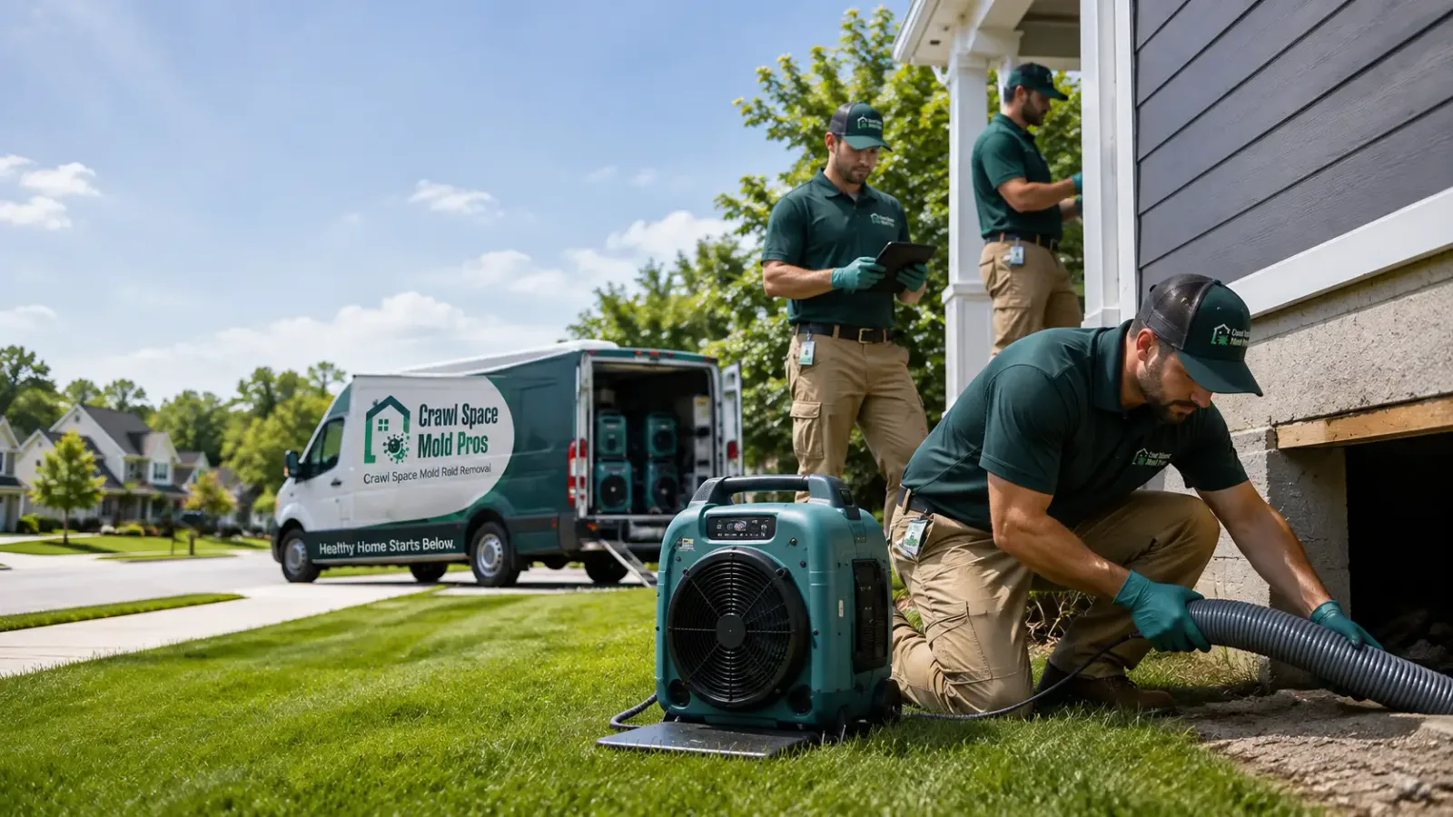 Crawl Space Mold Removal in Aurora, ME